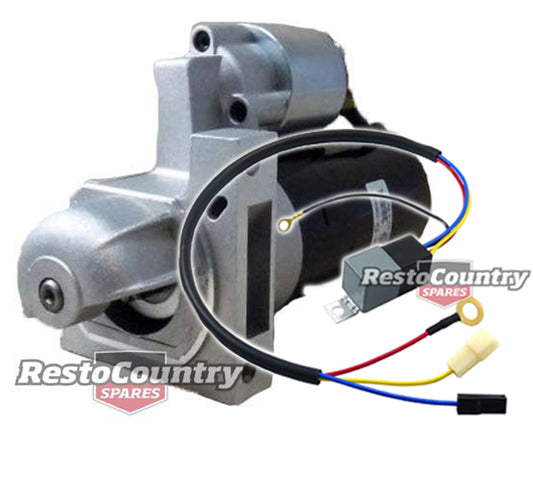 Holden V8 Starter Motor + RELAY Kit HQ HJ HX HZ WB HIGH TORQUE 253 308 4.2 5.0  -kSNB010-b - kSNB010-b