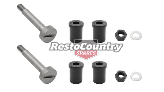 Holden Leaf Spring Shackle Pin + Bush + Nut Kit PAIR FB EK suspension - kSP1001x2