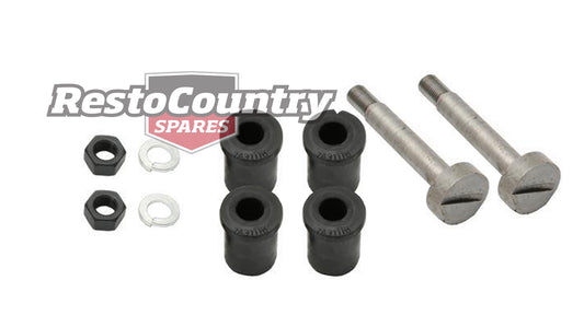 Holden FJ Leaf Spring Shackle Pin + Bushes Kit Pair x2 suspension - kSP1005x2
