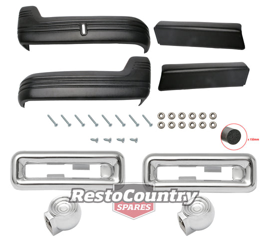 Holden Seat Trim Set FE FC Upper + Lower + Adjuster Knobs + Surrounds - kST1000-a