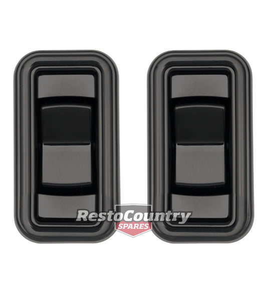 Holden Commodore REAR Door Electric Window Switch PAIR VB VC VH VK VL Black - kSW1010-a