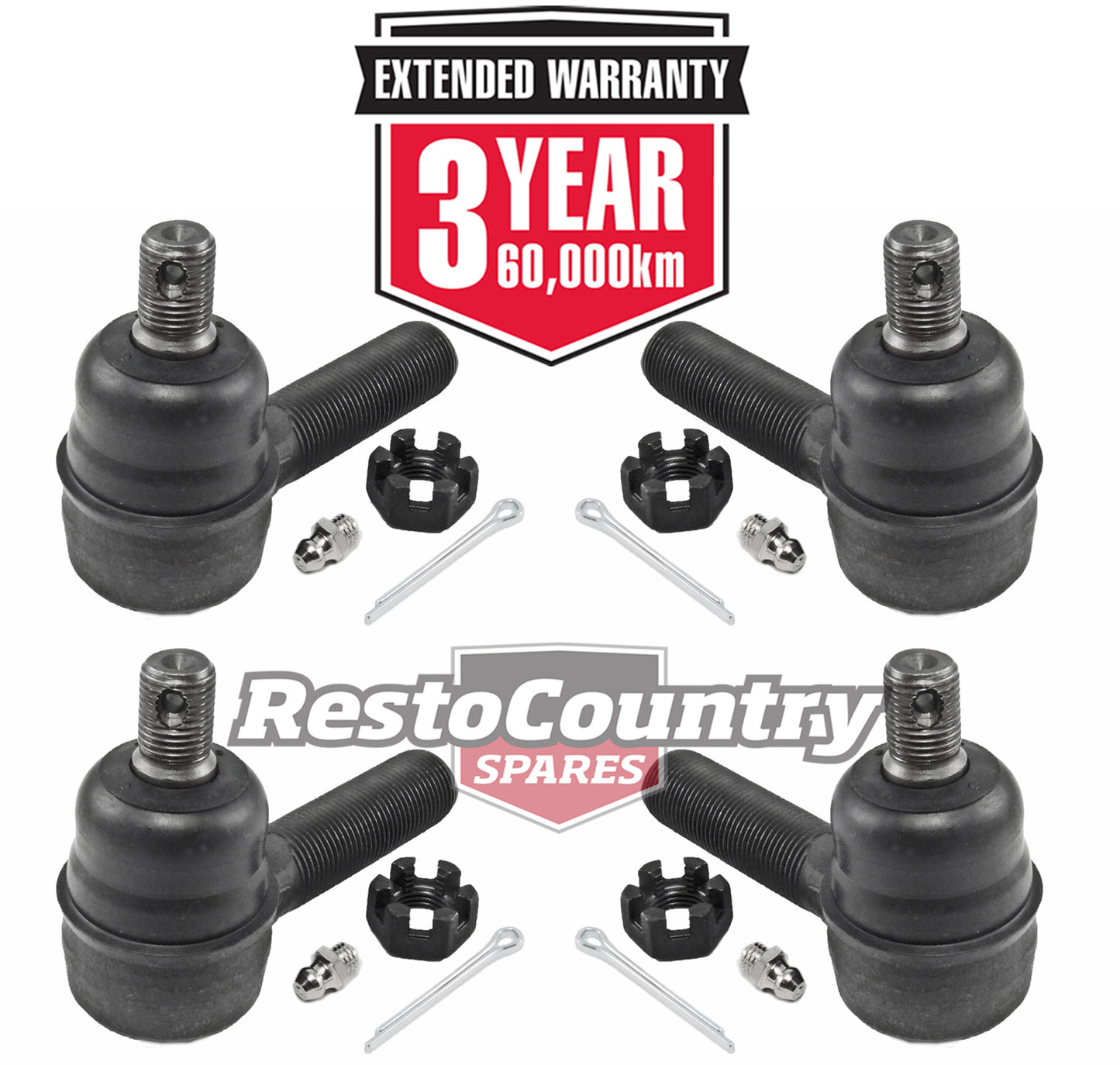 Holden Tie Rod Ends Pair NEW HK HT HG steering   suspension  end - kTE189-d