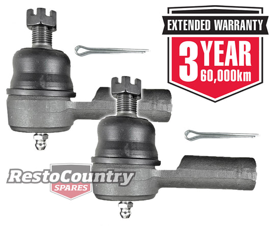 Holden Tie Rod End PAIR - LEFT Late HG. HQ HJ HX HZ WB steering suspension joint - kTE195L-a