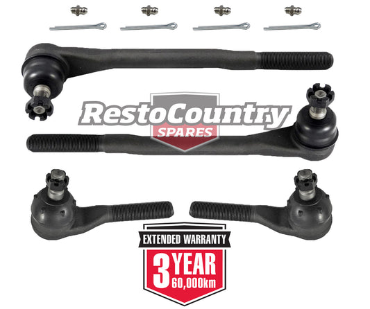 Ford Tie Rod End Inner +Outer 1/2in Stud XW XY XA XB XC Falcon ZF ZG ZH Fairlane - kTE420-421x4