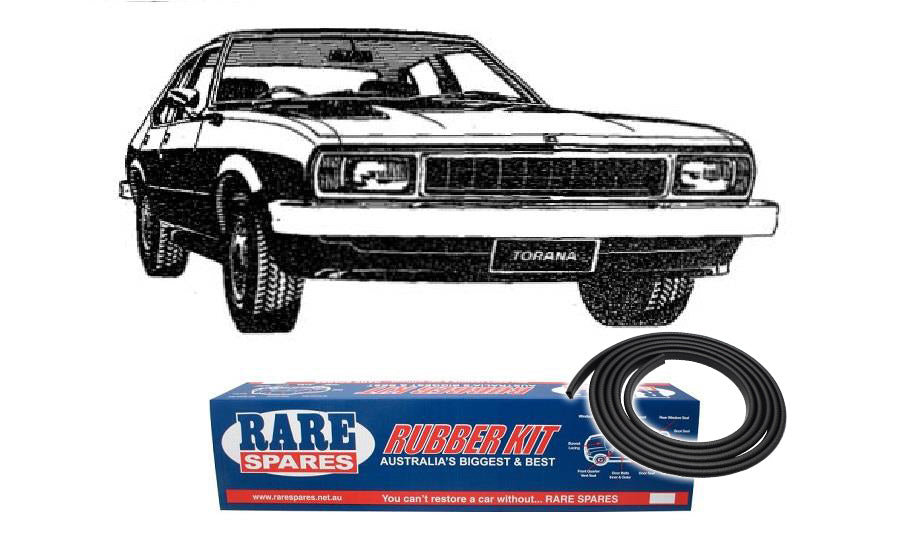 Holden Body Rubber Kit Torana UC SEDAN MID BROWN Pinchweld - kUC1-BROWN