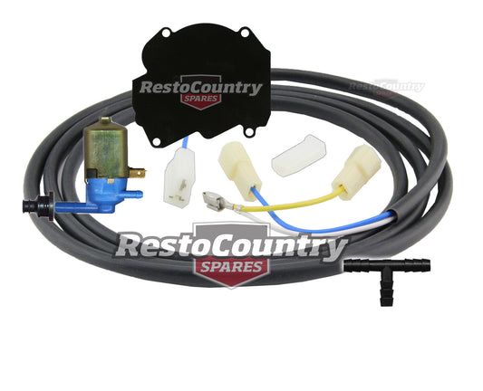 Holden Lucas Washer Motor Wiring Loom + Pump + Plate Kit HQ HJ HX +HZ WB wiper - kW2-2