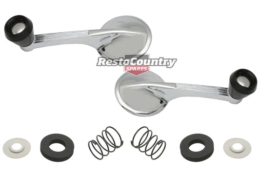 Holden Window Winder Handle +Spring + Backing plate FE FC FB EK EJ EH HD HR x2 - kWH1001x2