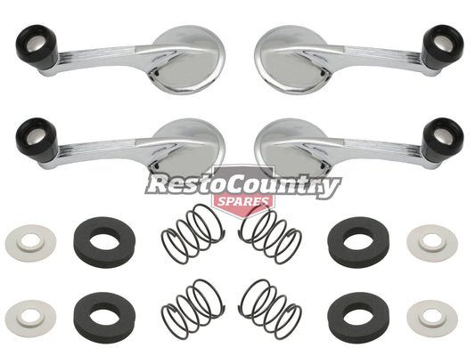 Holden Window Winder Handle +Spring + Backing plate FE FC FB EK EJ EH HD HR X4 - kWH1001x4