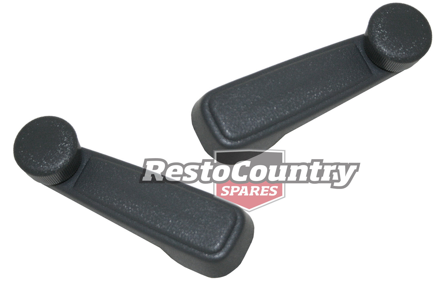 Holden Commodore Window Winder Handle PAIR x2 DARK GREY VN VP VR door - kWH1008x2