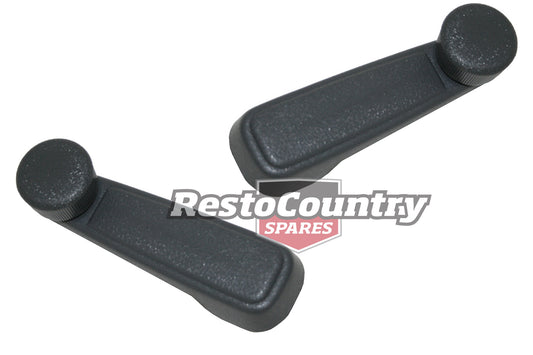 Holden Commodore Window Winder Handle PAIR x2 DARK GREY VN VP VR door - kWH1008x2