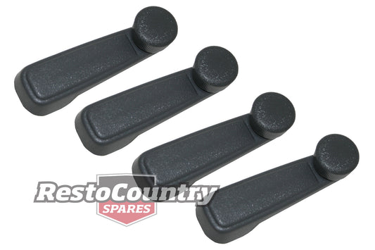Holden Commodore Window Winder Handle SET x4 DARK GREY VN VP VR door - kWH1008x4