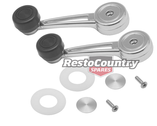 Ford Window Winder Handle + Screw + Cap PAIR XT XW XY XA XB XC ZB ZC ZD ZF ZG ZH - kWH2000x2
