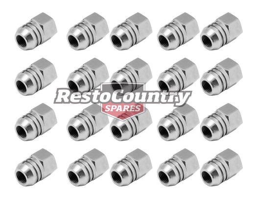 Holden GTS Wheel Nut Set x20 HQ HJ HX Torana LJ LH LX Short Black Head Monaro - kWN10045x4
