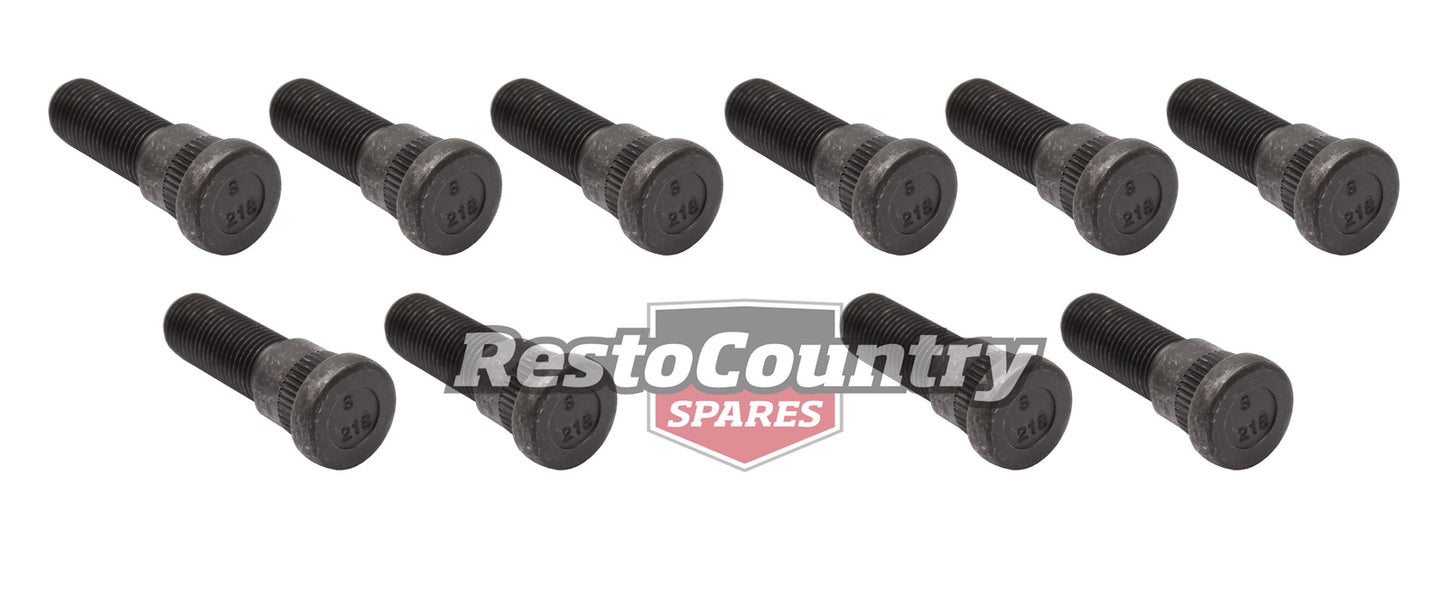 Ford Wheel Stud Set x10 REAR DISC. XE XF XG XH EA EB ED rim nut bolt - kWS2001-c