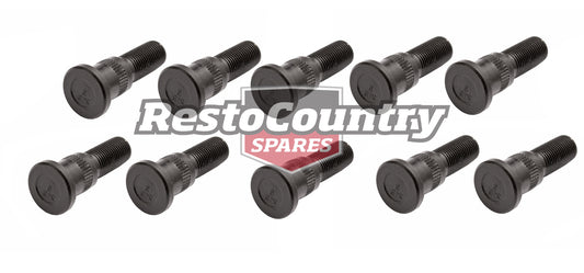 Ford Wheel Stud Set x10 XD ZJ FC Front or Rear DISC rim nut bolt Resto Country - kWS2004-a