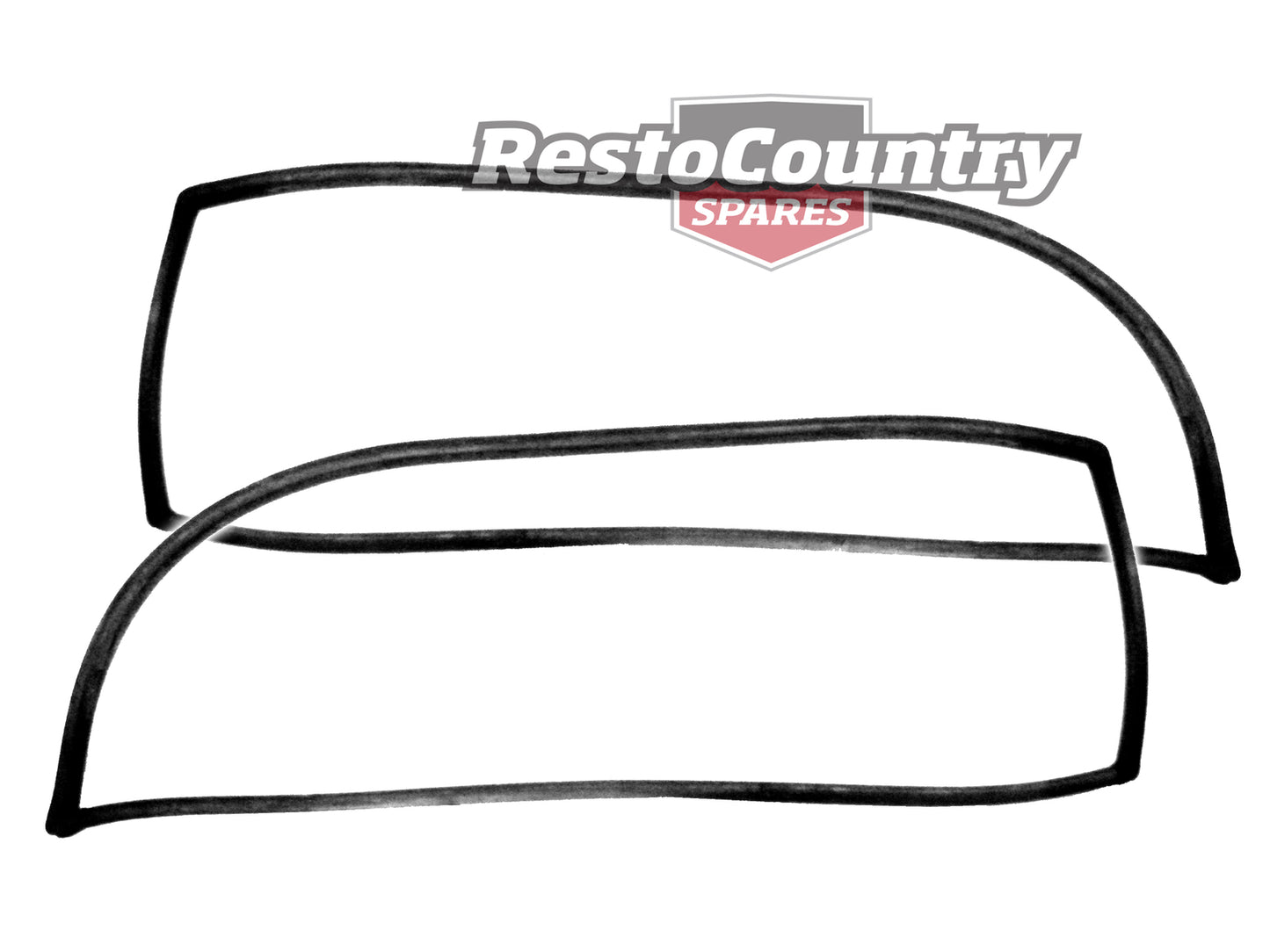 Holden Rear Side Window Glass Seal Pair LEFT + RIGHT FB EK Station Wagon screen - kWSS101-a
