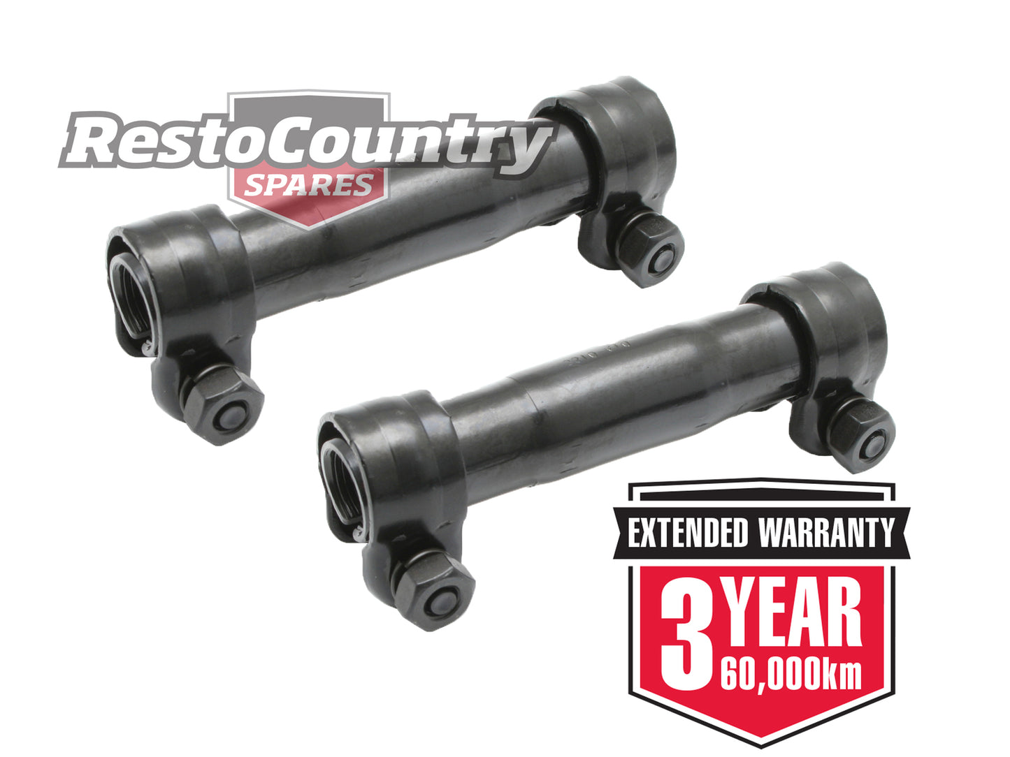 Ford Tie Rod Adjuster Sleeve Kit x2 ZA ZB ZC ZD ZF ZG ZH ZJ ZK ZL adjusting - kXD3310A-b