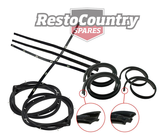 Ford REAR Door Seal + Weather Belt + Bailey Chanel Kit XR XT XW XY ZA ZB ZC ZD - kXR-Y_DsealR