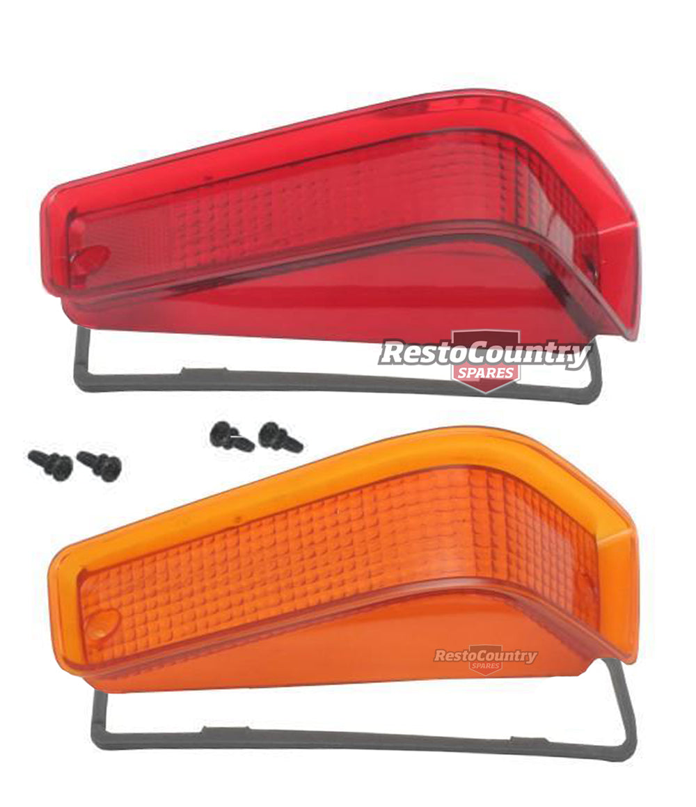 Ford Taillight Lens Pair Brake + Indicator + Gaskets XY RIGHT light stop - kXY-Tail-R