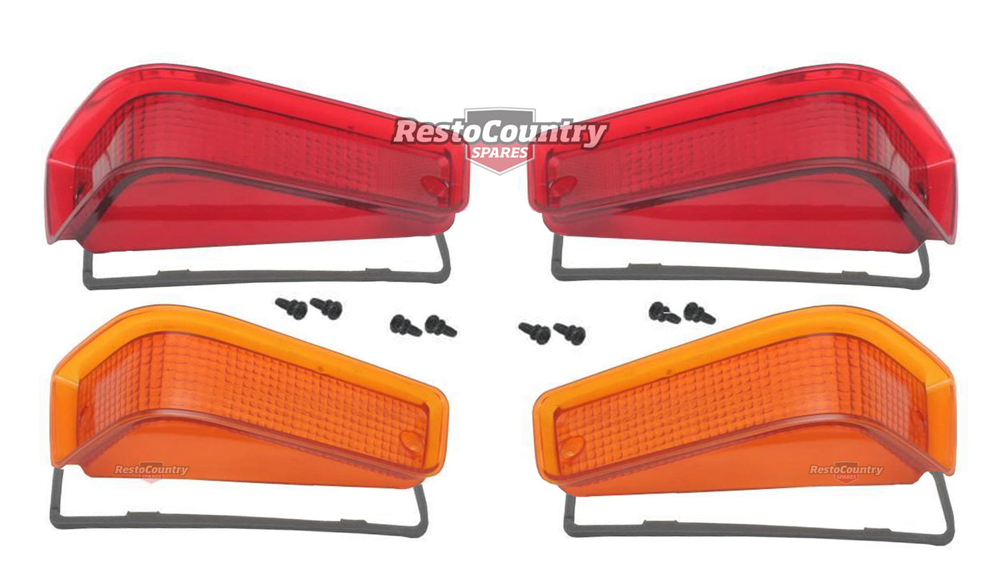 Ford Taillight Lens Kit Brake + Indicator + Gaskets XY LEFT + RIGHT light stop - kXY-Tail-a