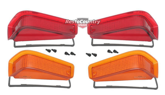 Ford Taillight Lens Kit Brake + Indicator + Gaskets XY LEFT + RIGHT light stop - kXY-Tail-a