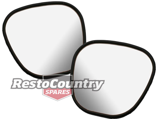 Ford XY GT HO GS Exterior Door Mirror GLASS ONLY Pair x2 LEFT + RIGHT - kXY17C723AAx2
