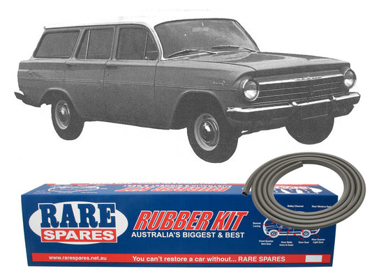 Holden EH Station Wagon Body Rubber Kit GREY Pinchweld - kzEH2-grey