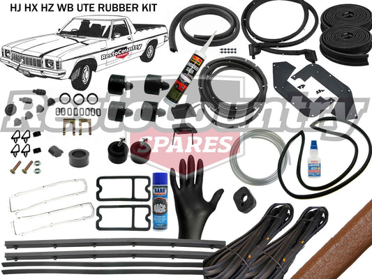 Holden UTE Complete Body Rubber Kit HJ HX HZ GAZELLE Pinchweld - kzHJ3-gazelle