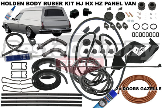 Holden Panel Van Body Rubber Kit HJ HX HZ GAZELLE Pinchweld - kzHJ4-GAZELLE