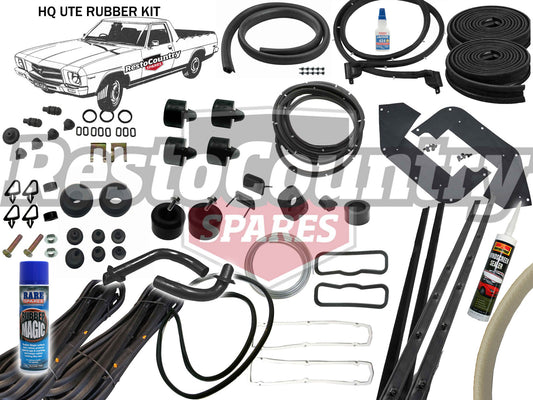 Holden UTE Complete Body Rubber Kit HQ CHAMOIS Pinchweld - kzHQ2-CHAMOIS