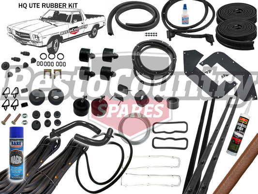 Holden UTE Complete Body Rubber Kit HQ GAZELLE Pinchweld - kzHQ2-GAZELLE
