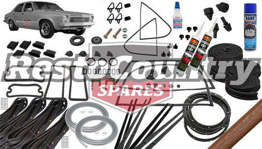 Holden Torana Complete Body Rubber Kit NON SL/R LH LX GAZELLE Pinch door seal - kzLH1-b