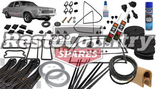 Holden Torana Complete Body Rubber Kit NON SL/R LH LX BUCKSKIN Pinch door seal - kzLH1-d