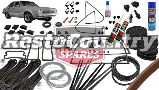 Holden Torana Complete Body Rubber Kit NON SL/R LH LX MID BROWN Pinch seal - kzLH1-e