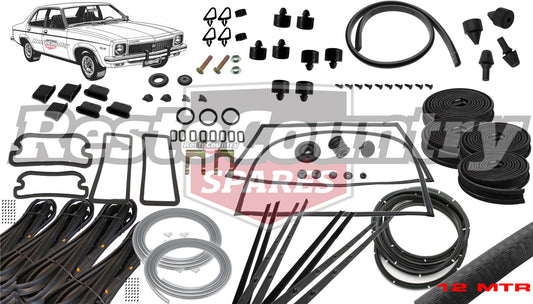 Holden Torana Complete Body Rubber Kit SLR LH LX MID BROWN Pinchweld - kzLH2-e