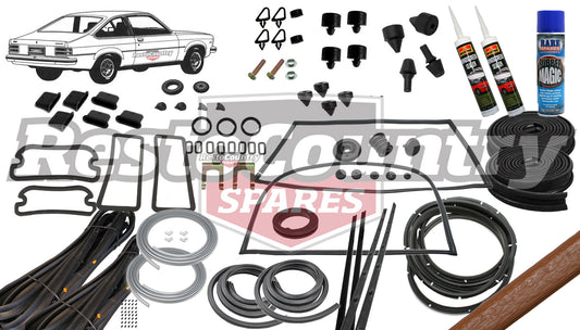 Holden Torana HATCH Complete Body Rubber Kit LX GAZELLE Pinchweld - kzLX1-b