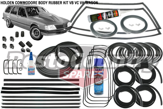 Holden Commodore Body Rubber Kit VB VC VH WAGON - kzVB3-a