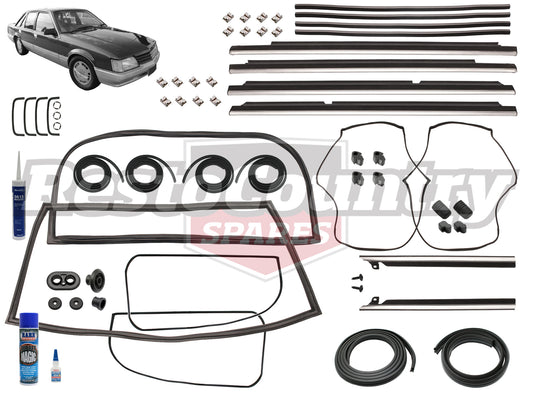 Holden CALAIS Body Rubber Kit VK SEDAN with Outer Door Belt - kzVK3-a