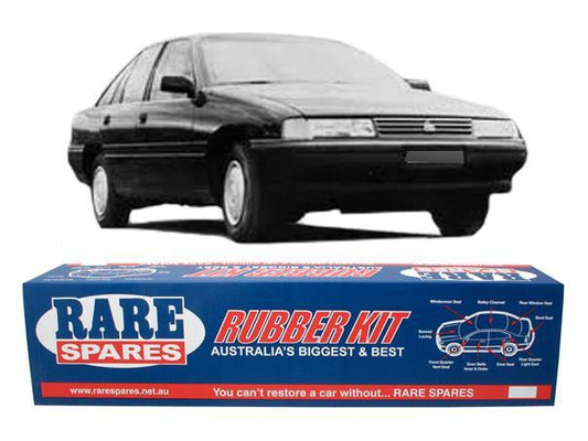 Holden VN Commodore COMPLETE RUBBER KIT Sedan GREY - kzVN1-a
