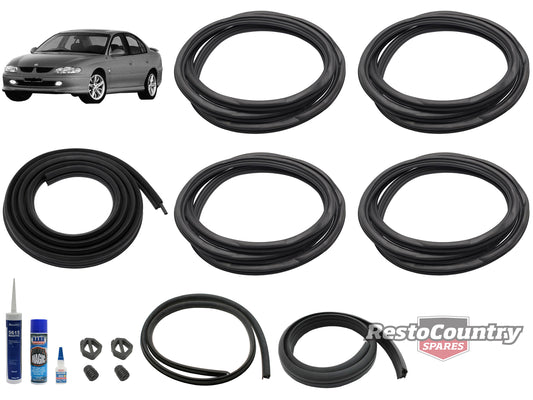 Holden SEDAN Body Rubber Kit Commodore VT VX. Statesman Caprice WH WK. - kzVT1-a