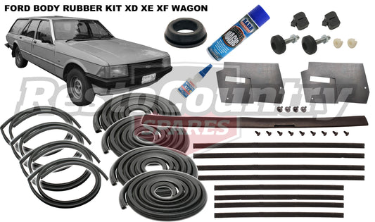Ford Falcon Body Rubber Kit XD XE XF Station Wagon - kzXD4-a
